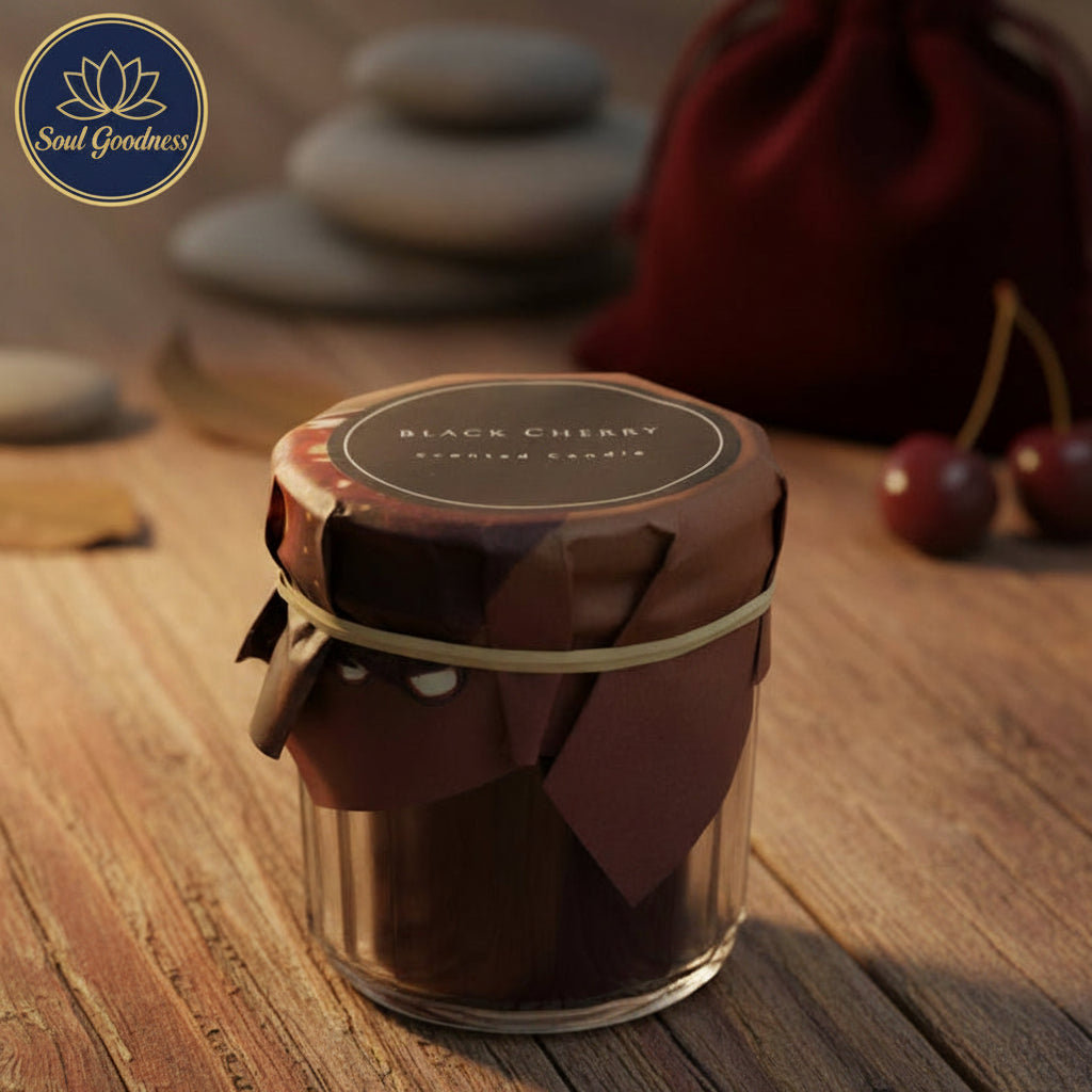 Scented 10oz Black Cherry Candle