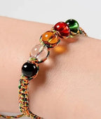 Boho beaded braid bracelet