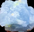 Natural blue Raw calcite