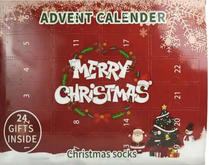 Christmas sock Advent calendar
