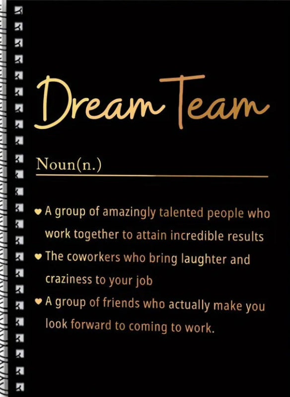 Team Spiral notebooks