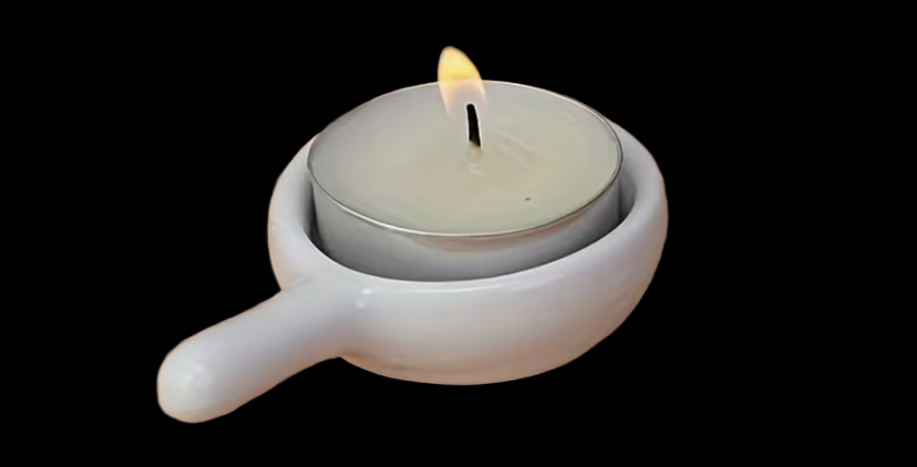 Ceramic tealight holder