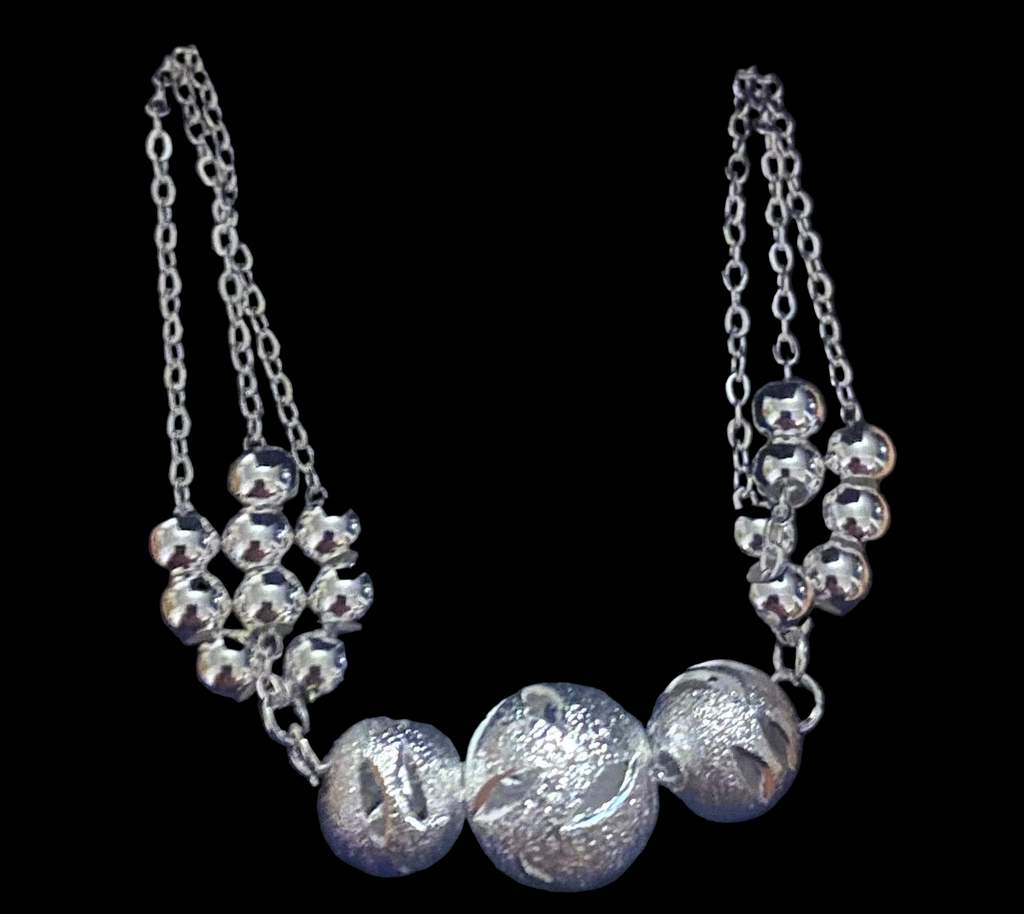 Sterling silver Sphere necklace