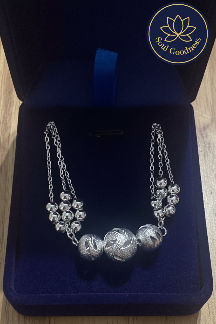 Sterling silver Sphere necklace