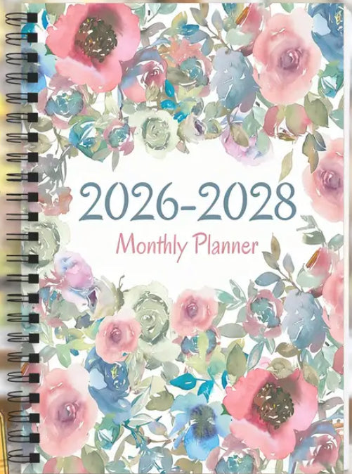2026-2028 Monthly planner