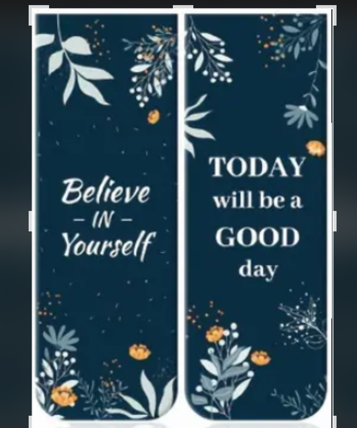 2 Piece Magnetic book mark