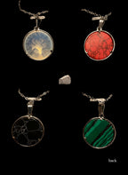 Tree of Life silver and stone pendant