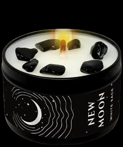 Moon phase candles