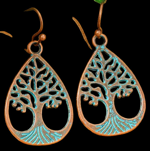 Bohemian style copper Earrings
