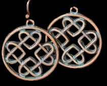 Bohemian style copper Earrings