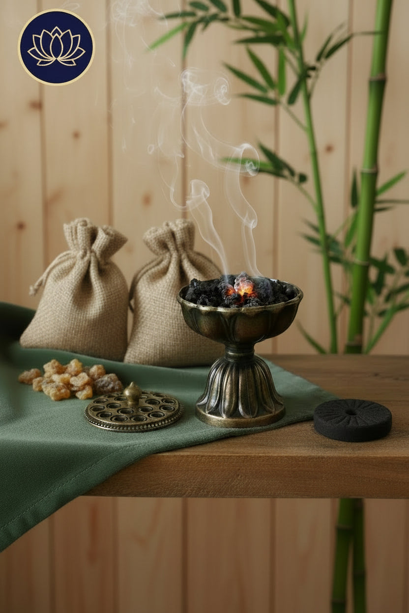 Resin Gift bag with burner and Resin