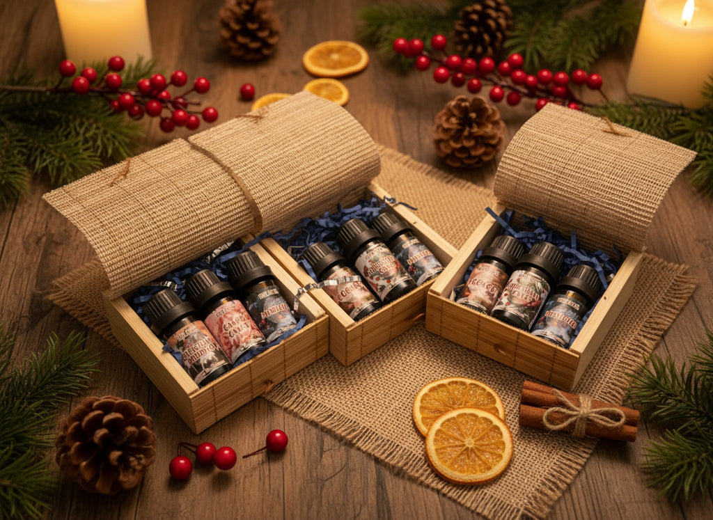Christmas aroma oils set