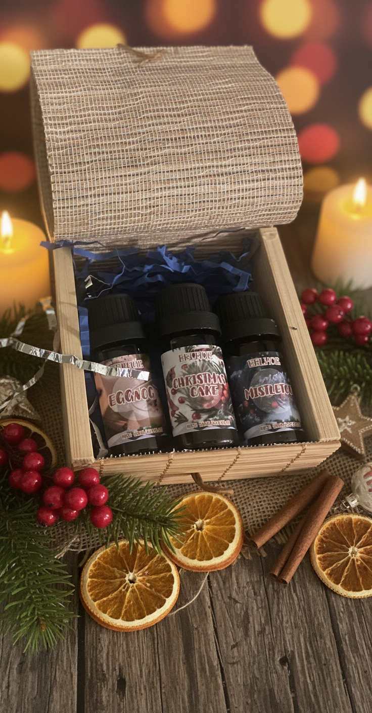 Christmas aroma oils set