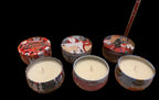 Tin candle gift set